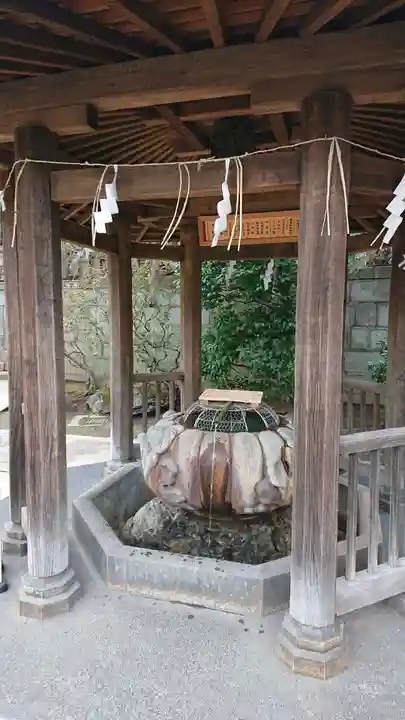 五條天神社の手水舎