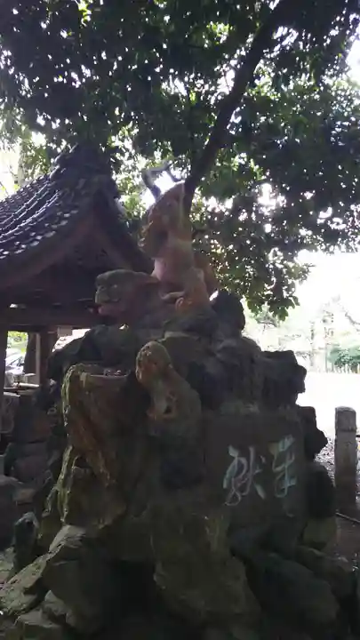 雀神社の狛犬