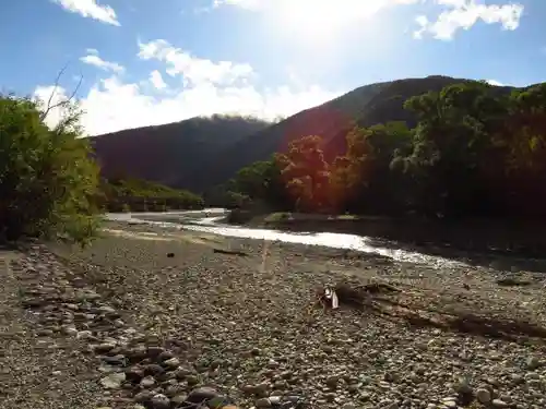 穂高神社奥宮の周辺