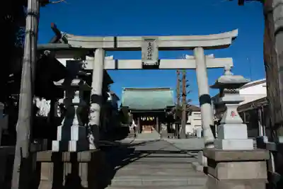 東林間神社の鳥居