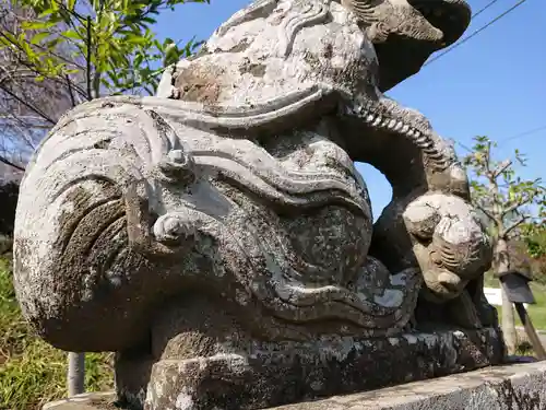 七沢神社の狛犬