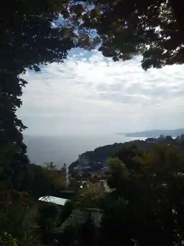 伊豆山神社の景色