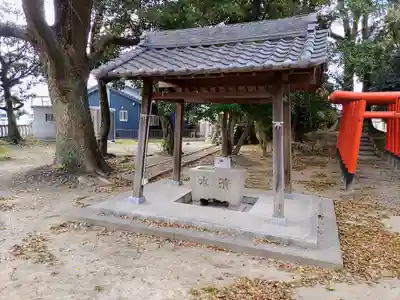上畠神明社の手水舎
