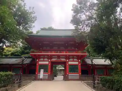 井草八幡宮の山門・神門