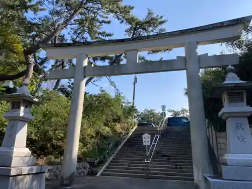 新潟縣護國神社の鳥居