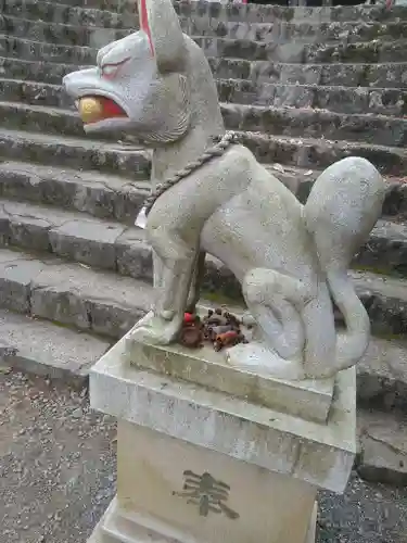 浮羽稲荷神社の狛犬