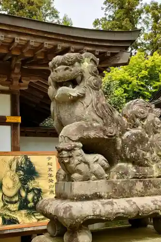 鏡石鹿嶋神社の狛犬