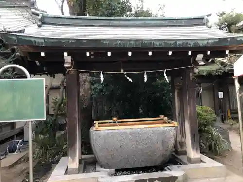 篠崎浅間神社の手水舎
