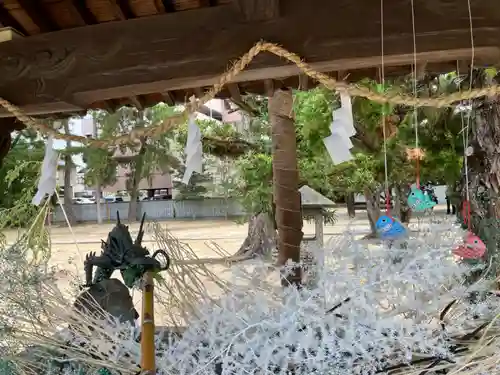 三津厳島神社の手水舎