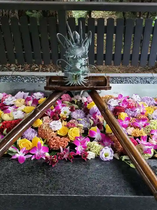 熊野神社の手水舎