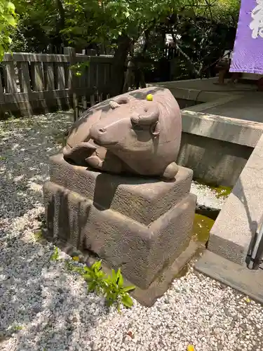 牛天神北野神社の狛犬