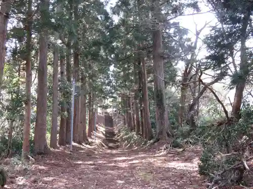 白山神社の景色