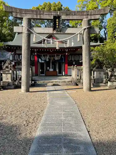 機物神社の鳥居