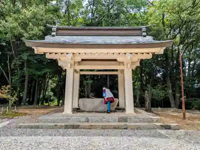 白山神社の手水舎