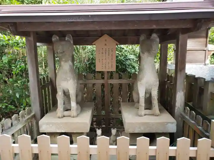 松江城山稲荷神社の狛犬