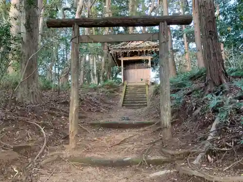 神社(名称不明)の鳥居