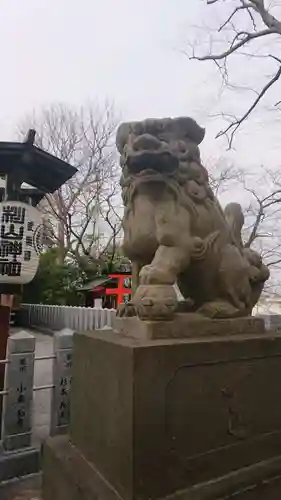 星川杉山神社の狛犬