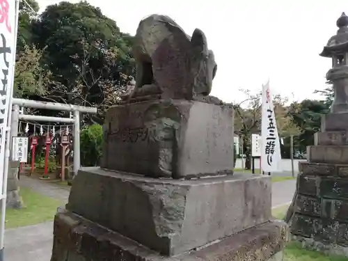 常陸第三宮　吉田神社の狛犬