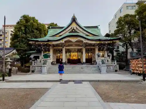 難波八阪神社の本殿・本堂