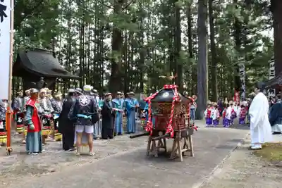 米川八幡神社のお祭り