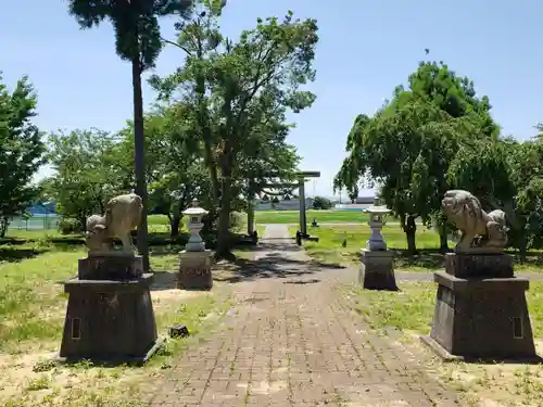 五位荘神社の狛犬