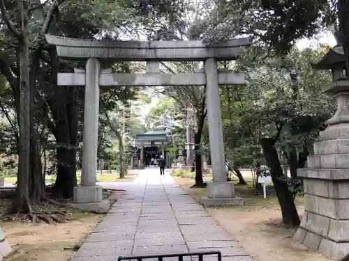 赤坂氷川神社の鳥居