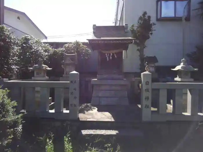 上一色日枝神社の本殿