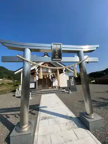 出雲大社由布教会の鳥居