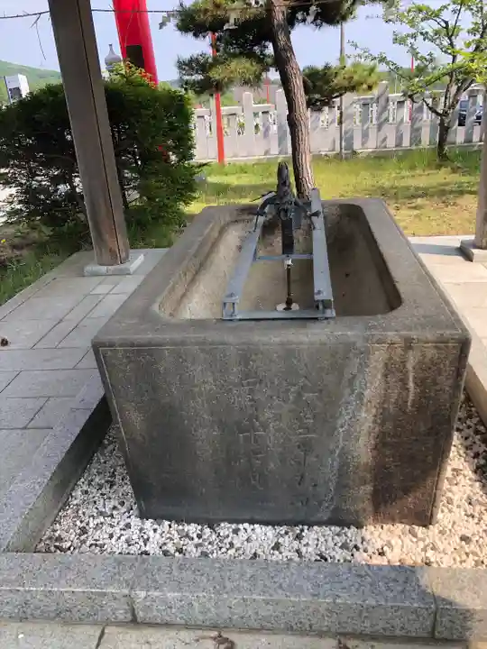 北海道東照宮の手水舎