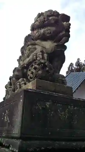 南湖神社の狛犬