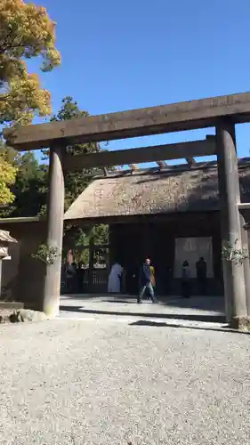 伊勢神宮外宮（豊受大神宮）の鳥居