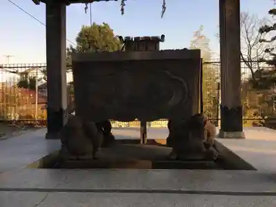 武州柿生琴平神社の手水舎