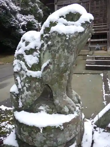 倉吉八幡宮の狛犬