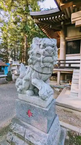 八幡神社の狛犬