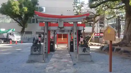 警固神社の鳥居