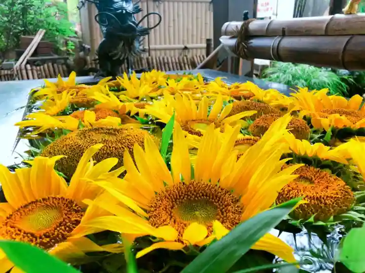 東海市熊野神社の手水舎
