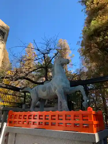 阿部野神社の狛犬