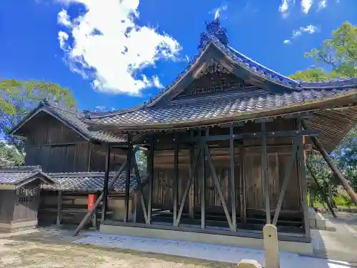 針曽根八幡社の本殿・本堂
