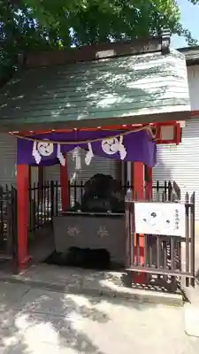 葛飾氷川神社の手水舎