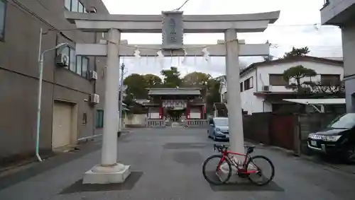 五方山熊野神社の鳥居