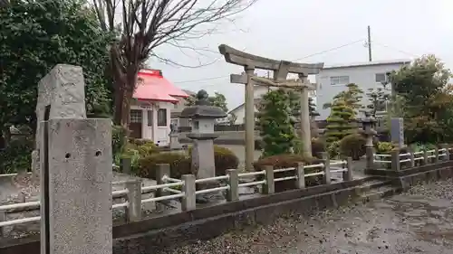 渋脇山神社の鳥居