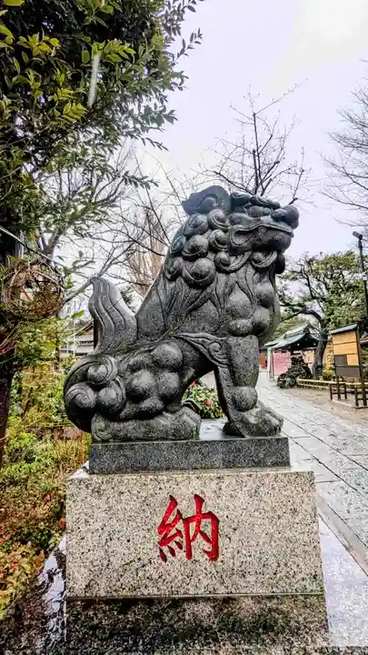 菊田神社の狛犬