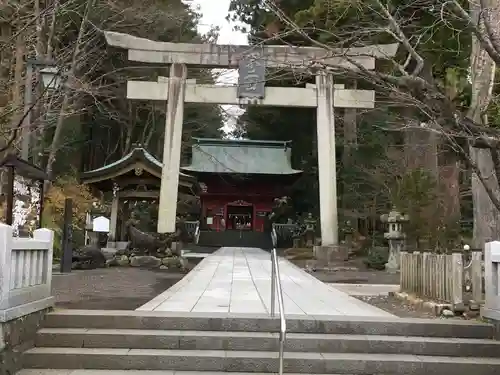 富士山東口本宮 冨士浅間神社の鳥居