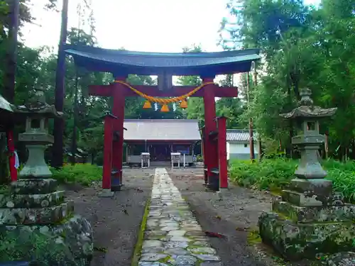 真木倉神社の鳥居