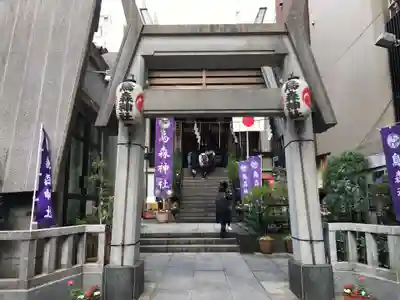 烏森神社の鳥居