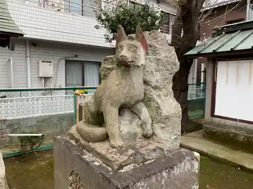 宿大神社の狛犬