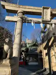 小野照崎神社の鳥居