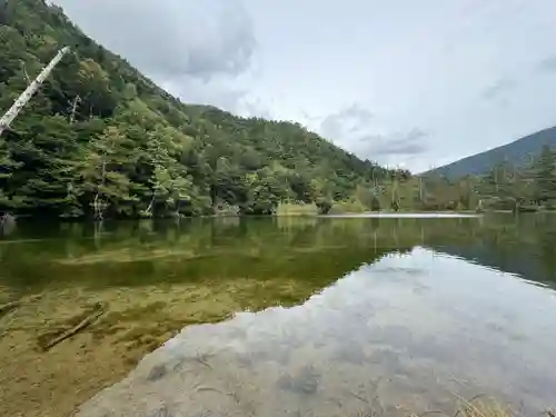 穂高神社奥宮の自然