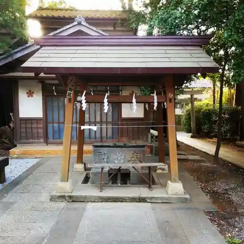 小金井神社の手水舎