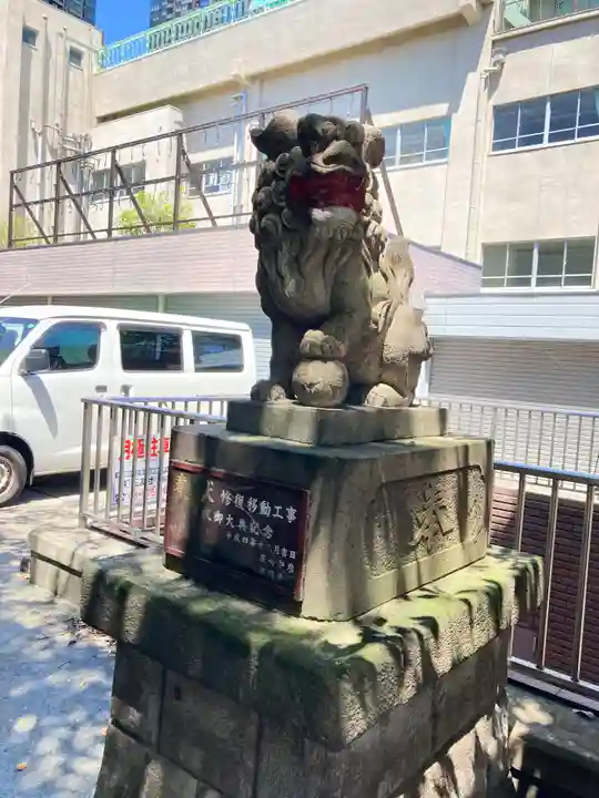 品川貴船神社の狛犬